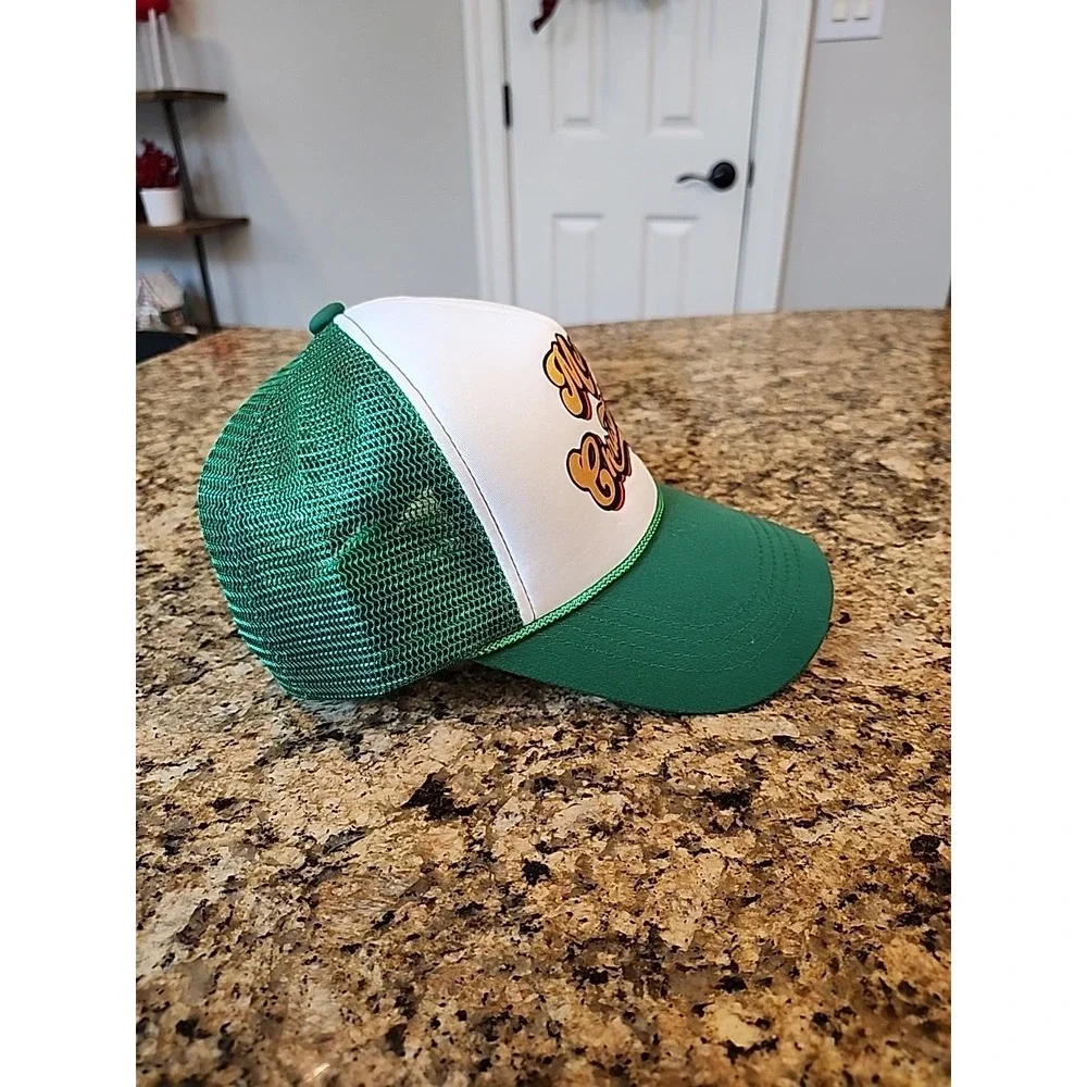 New Merry Christmas Y'all Trucker Mesh Snapback‎ White Green Hat Cap